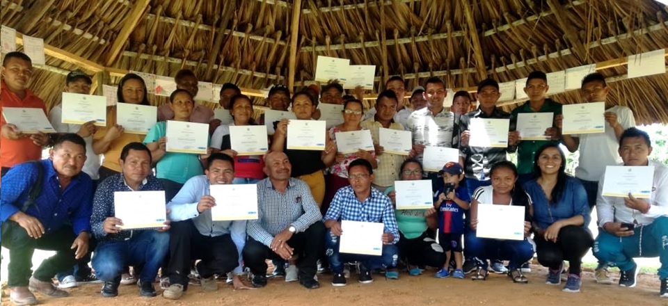 Docentes de comunidades indígenas del Vichada se certificaron en enseñanza de español como segunda lengua en contextos interculturales